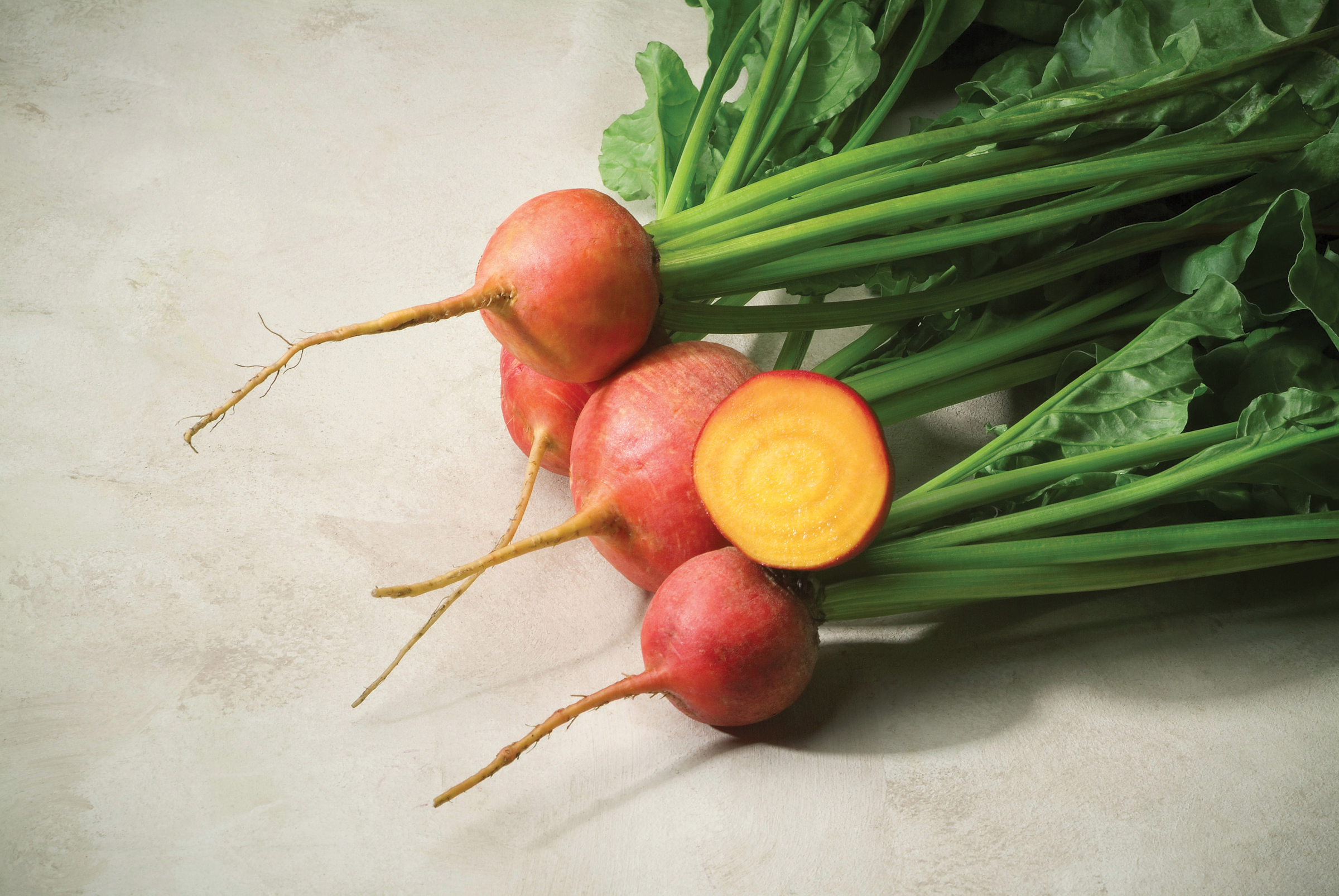 Sakata Golden Eye F1, a vibrant golden beet on supermarket shelves 